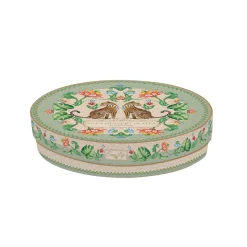 Easy Life Set de 4 assiettes à dessert JUNGLE VIBES> Services De Table En Porcelaine​|Jungle Vibes