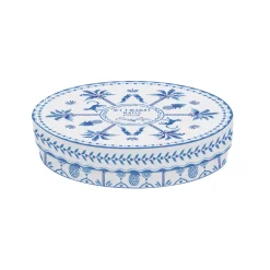Easy Life Set de 4 assiettes à dessert bleues EXOTIC VIBES> Services De Table En Porcelaine​|Exotic Vibes