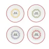 Easy Life Set de 4 assiettes à pasta PASTA & PIZZA LOVERS> Services De Table En Porcelaine​|Pizza & Pasta Lovers