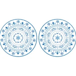 Easy Life Set de 2 sets de table bleus EXOTIC VIBES> Ethnique|Cuisine