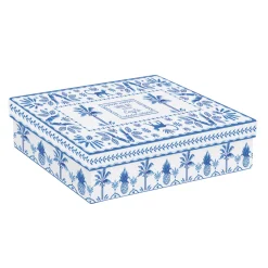 Easy Life Set de 4 tasses à café avec soucoupes bleues EXOTIC VIBES><noscript><img width=