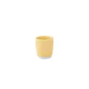 Easy Life Set de 6 tasses à café de 120 ml avec soucoupes en porcelaine INTERIORS YELLOW> Moderne|Petit Dejeuner