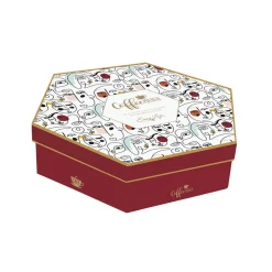 Easy Life Set de 6 tasses à espresso de 100 ml avec soucoupes MODERNISM> Coffret Cadeau|Petit Dejeuner