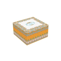 Easy Life Set de 2 tasses avec soucoupes MEDITERRANEO ORANGE> Petit Dejeuner