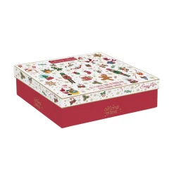 Easy Life Set de 4 verres à café avec soucoupes CHRISTMAS FRIENDS> Noël|Petit Dejeuner