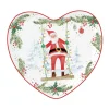 Easy Life Soucoupe JOYFUL SANTA> Noël|Services De Table En Porcelaine​