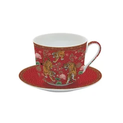Easy Life Tasse à petit-déjeuner avec assiette BENGALA> Ethnique|Petit Dejeuner