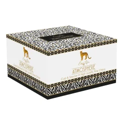 Easy Life Tasse à petit-déjeuner avec soucoupe, 400 ml en porcelaine Atmosphere SAVANA> Coffret Cadeau|Petit Dejeuner