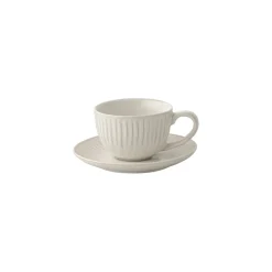 Easy Life Tasse avec soucoupe GALLERY WHITE> Moderne|Petit Dejeuner