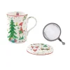 Easy Life Tasse avec sous-tasse et infuseur Ready For CHRISTMAS> Noël|Petit Dejeuner