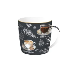 Easy Life Tasse dans une boîte en fer-blanc BARISTA> Petit Dejeuner