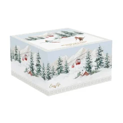 Easy Life Tasse de petit déjeuner avec soucoupe CHALET> Noël|Petit Dejeuner