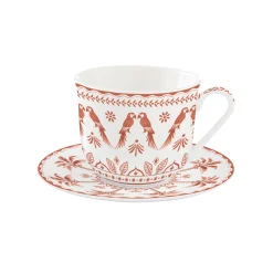 Easy Life Tasse de petit déjeuner avec assiette EXOTIC VIBES> Ethnique|Petit Dejeuner