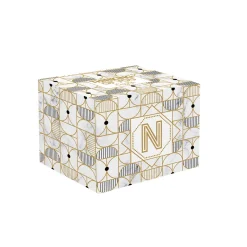 Easy Life Tasse en porcelaine de 350 ml MONOGRAM N> Tasse En Cadeau|Petit Dejeuner