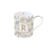 Easy Life Tasse en porcelaine de 350 ml MONOGRAM R> Tasse En Cadeau|Petit Dejeuner