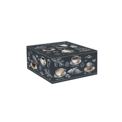 Easy Life Tasse et cuillère avecdessous de verre BARISTA> Petit Dejeuner