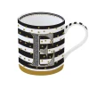 Easy Life Tasse individuelle 350 ml en porcelaine dans une boîte A LETTER FOR YOU «E»> Tasse En Cadeau|Petit Dejeuner