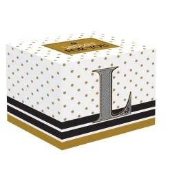 Easy Life Tasse individuelle 350 ml en porcelaine dans une boîte A LETTER FOR YOU «L»> Tasse En Cadeau|Petit Dejeuner