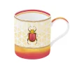 Easy Life Tasse individuelle en porcelaine de 350 ml dans une boîte BEETLE RED> Petit Dejeuner