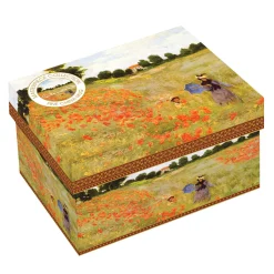 Easy Life Tasse individuelle en porcelaine de 300 ml dans une boîte cadeau,LA PROMENADE ( POPPIES)> Masterpiece|Petit Dejeuner