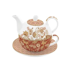 Easy Life Tea for One en porcelaine 350 ml + 350 ml FLEURS DES RÊVES> Coffret Cadeau