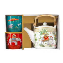 Easy Life Théière avec 2 tasses MARAJAH> Ethnique|Petit Dejeuner